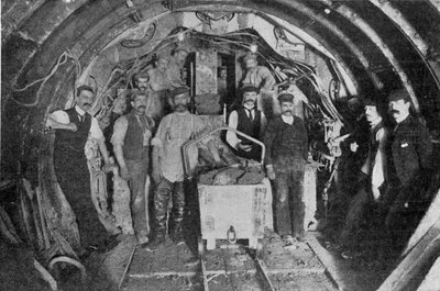 Building the Bow and Victoria Park Sewer by English Photographer